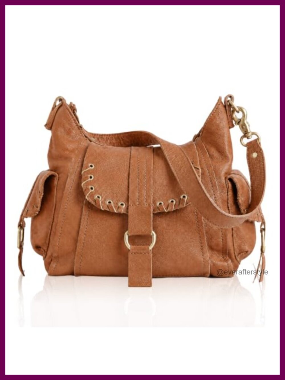 FUNTOUR Mini Tote Bag Distressed Vegan Leather Hobo Shoulder Crossbody